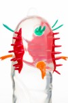 Презерватив с пучками усиков "Стимулирующая штучка №2" - 1 шт. фото 4 — pink-kiss
