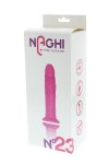 Розовый вибратор NAGHI NO.23 RECHARGEABLE VIBRATOR - 17 см. фото 2 — pink-kiss