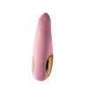 Розовый вибростимулятор Frida с ротацией кончика - 18 см. фото 2 — pink-kiss