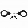 Черные металлические наручники фото 3 — pink-kiss