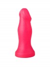 Розовый анальный фаллоимитатор с ограничительным основанием - 14 см. фото 2 — pink-kiss