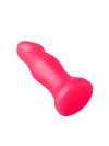 Розовый анальный фаллоимитатор с ограничительным основанием - 14 см. фото 4 — pink-kiss