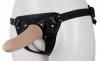 Пустотелый страпон Harness CLASSIC с бандажом - 15,5 см. фото 5 — pink-kiss