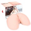 Телесный мастурбатор-полуторс Hanna Onahole 002 Real Hips с двойным слоем материала фото 3 — pink-kiss
