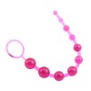 Розовая анальная цепочка с колечком Sassy Anal Beads - 26,7 см. фото 1 — pink-kiss
