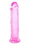 Розовый фаллоимитатор Distortion - 18 см. фото 3 — pink-kiss