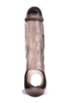 Закрытая дымчатая насадка Toyfa XLover с подхватом - 15,5 см. фото 5 — pink-kiss