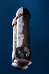 Закрытая дымчатая насадка Toyfa XLover с подхватом - 15,5 см. фото 9 — pink-kiss