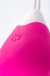 Розово-белое виброяйцо с пультом ДУ фото 7 — pink-kiss