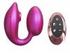 Малиновый вибратор для пар Wonderlover фото 1 — pink-kiss