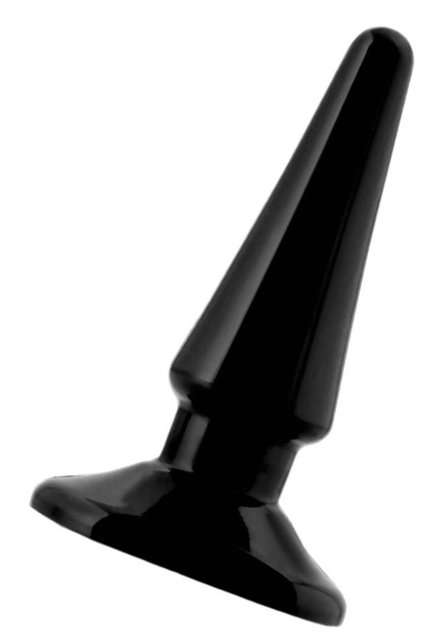 Черная анальная втулка ToyFa - 10,5 см. фото 1 — pink-kiss