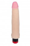 Реалистичный вибромассажёр из приятного на ощупь материала - 21,7 см. фото 3 — pink-kiss