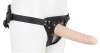 Пустотелый страпон Harness CLASSIC с бандажом - 19,5 см. фото 2 — pink-kiss
