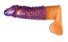 Насадка на пенис с шипами и закрытой головкой - 14,5 см. фото 5 — pink-kiss