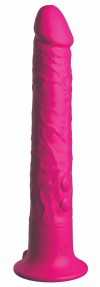Ярко-розовый вибромассажер-реалистик с присоской Classix Wall Banger 2.0 - 19,1 см. фото 2 — pink-kiss