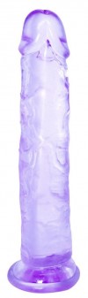Фиолетовый фаллоимитатор Distortion - 18 см. фото 1 — pink-kiss