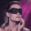 Черная маска на глаза Blackout Eye Mask со стразами фото 8 — pink-kiss