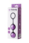 Фиолетово-черная вагинальные шарики TOYFA A-toys фото 3 — pink-kiss