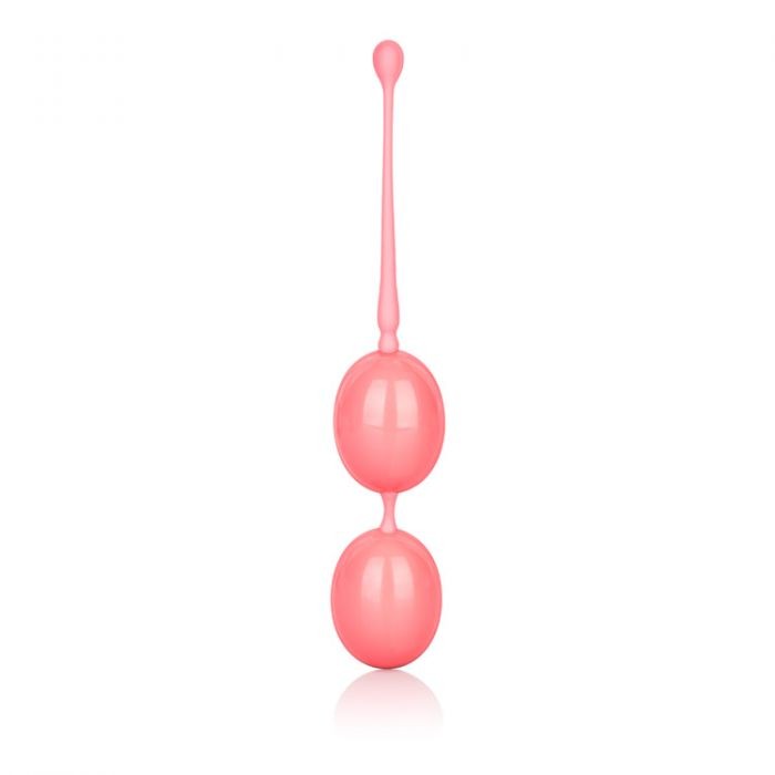 Розовые вагинальные шарики Weighted Kegel Balls фото 1 — pink-kiss