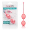 Розовые вагинальные шарики Weighted Kegel Balls фото 3 — pink-kiss