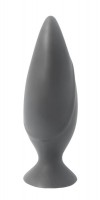 Маленькая черная анальная пробка Mojo - 10 см. фото 1 — pink-kiss