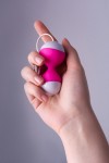 Бело-розовые вагинальные шарики Nalone MiuMiu фото 9 — pink-kiss