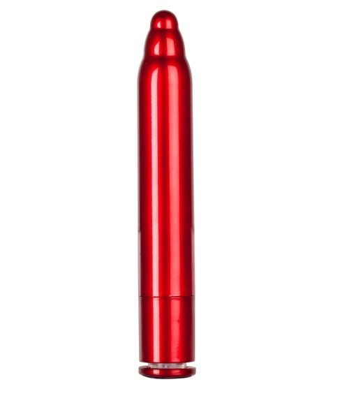 Красный вибратор METALLIX FIGURADO BULBED VIBRATOR - 11,5 см. фото 1 — pink-kiss
