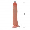Реалистичный вибромассажер на присоске - 22 см. фото 3 — pink-kiss