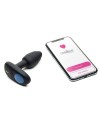 Черный интерактивный вибратор OhMiBod Lumen for Kiiroo с подсветкой - 10,2 см. фото 4 — pink-kiss