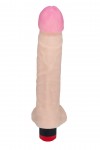 Реалистичный по форме и на ощупь вибратор - 24 см. фото 2 — pink-kiss