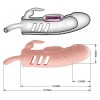 Телесная насадка на пенис с вибрацией Sloane - 18,7 см. фото 6 — pink-kiss