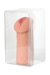 Телесный мастурбатор-вагина ELEGANCE с ромбами по поверхности фото 6 — pink-kiss