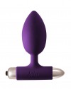 Фиолетовая анальная вибропробка New Edition Perfection - 11,1 см. фото 1 — pink-kiss