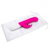 Розовый массажер для G-точки Slim Shaft thrusting G-spot Rabbit - 23 см. фото 4 — pink-kiss