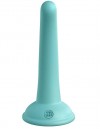 Аквамариновая насадка для страпона Curious Five на присоске - 14,6 см. фото 4 — pink-kiss