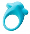 Голубое эрекционное силиконовое кольцо TOYFA A-Toys фото 1 — pink-kiss