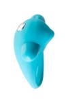 Голубое эрекционное силиконовое кольцо TOYFA A-Toys фото 4 — pink-kiss