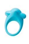 Голубое эрекционное силиконовое кольцо TOYFA A-Toys фото 5 — pink-kiss