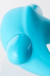 Голубое эрекционное силиконовое кольцо TOYFA A-Toys фото 9 — pink-kiss