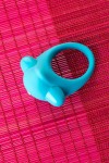 Голубое эрекционное силиконовое кольцо TOYFA A-Toys фото 12 — pink-kiss