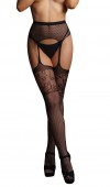 Чулки на поясе Garterbelt Stockings With Lace Top фото 1 — pink-kiss