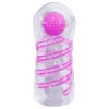 Прозрачный эластичный мастурбатор с лиловым шариком фото 1 — pink-kiss