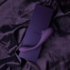 Фиолетовый двусторонний гибкий импульсно-волновой вибромассажер Mirai - 23,4 см. фото 6 — pink-kiss