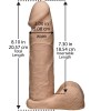Реалистичный страпон унисекс Vac-U-Lock Set 8" ULTRASKYN Ultra Harness - 20,57 см. фото 4 — pink-kiss