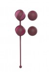 Набор из 4 бордовых вагинальных шариков Valkyrie фото 3 — pink-kiss