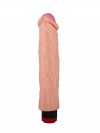 Вибратор-реалистик с розовой головкой - 23 см. фото 2 — pink-kiss