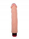 Вибратор-реалистик с розовой головкой - 23 см. фото 3 — pink-kiss