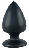 Большая чёрная анальная втулка Black Velvet Extra XL - 14 см. фото 1 — pink-kiss