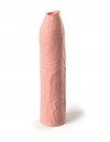 Телесная насадка-удлинитель Uncut Silicone Penis Enhancer - 17,8 см. фото 1 — pink-kiss