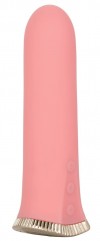 Нежно-розовый мини-вибромассажер Uncorked Rose - 12 см. фото 1 — pink-kiss